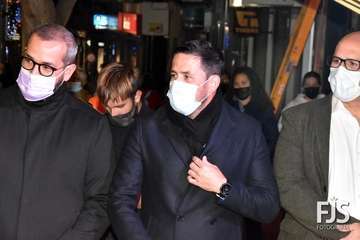 Telde da la bienvenida a la Navidad con el encendido de la decoración callejera/TA y Francisco Javier Santana.